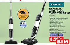 KUMTEL ISLAK KURU AKILLI ŞARJLI YÜZEY TEMİZLEYİCİ KUMTEL ISLAK KURU AKILLI ŞARJLI YÜZEY TEMİZLEYİCİ